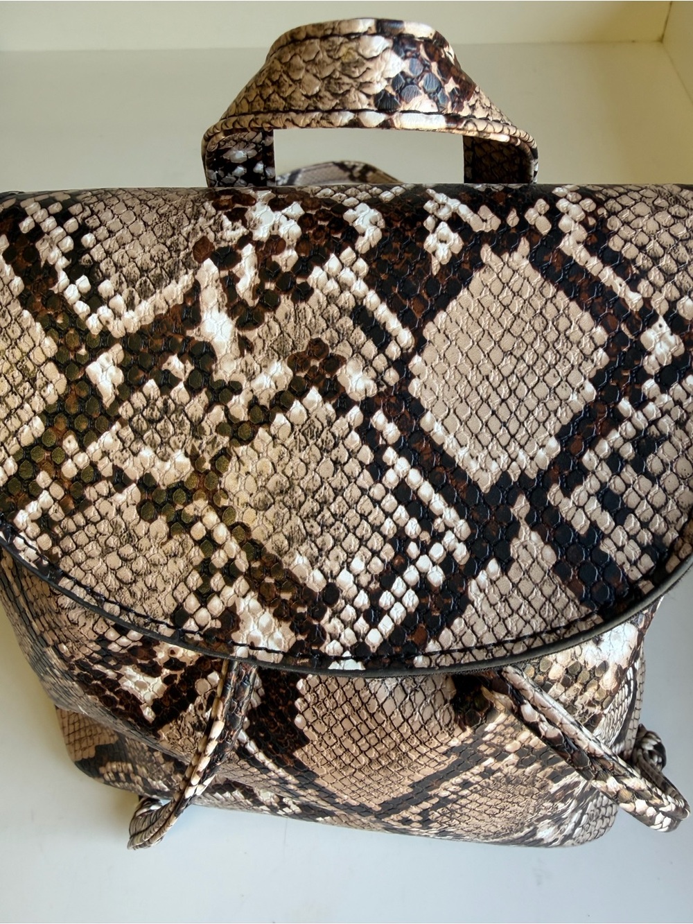 PacSun Snake Print Mini Backpack Purse - Excellent Condition! - Picture 8 of 16